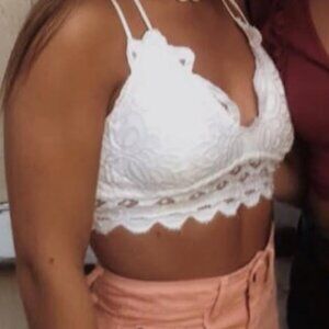 White Lace Bra/Top